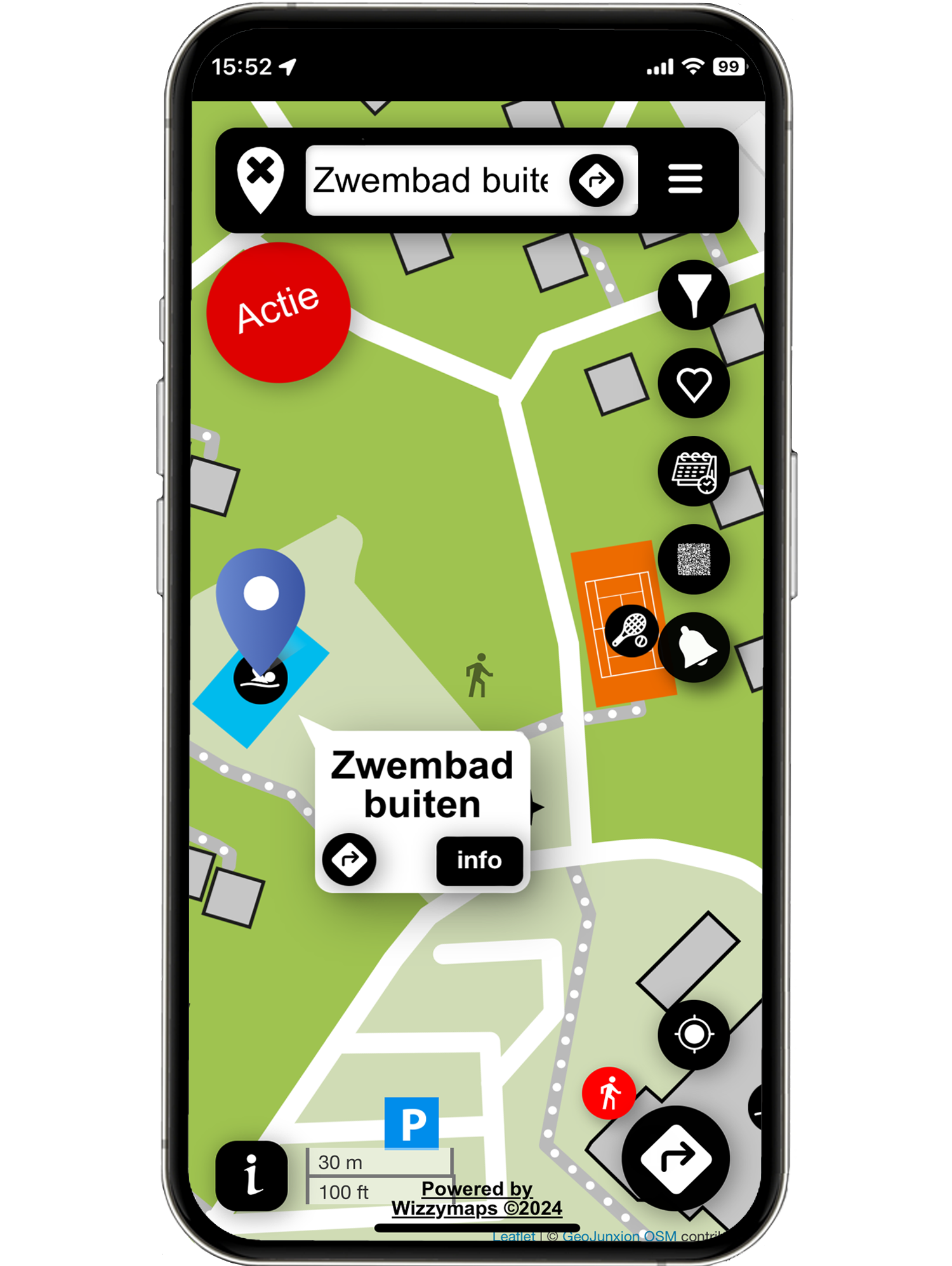 Last Mile Maps wayfinding and searching features