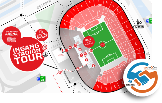 Last Mile Maps for Stadiums and Sport Venues