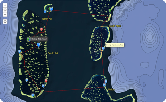 Last Mile Maps for Turism and Travel